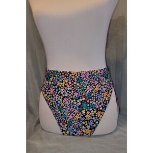 Bikini bottoms medium, floral, high waisted, hobie
